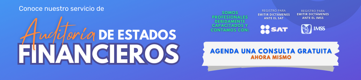 Auditoría de estados financieros banner