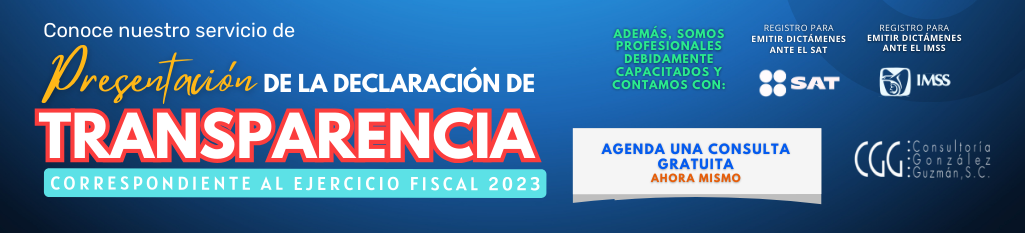 Declaración de Transparencia